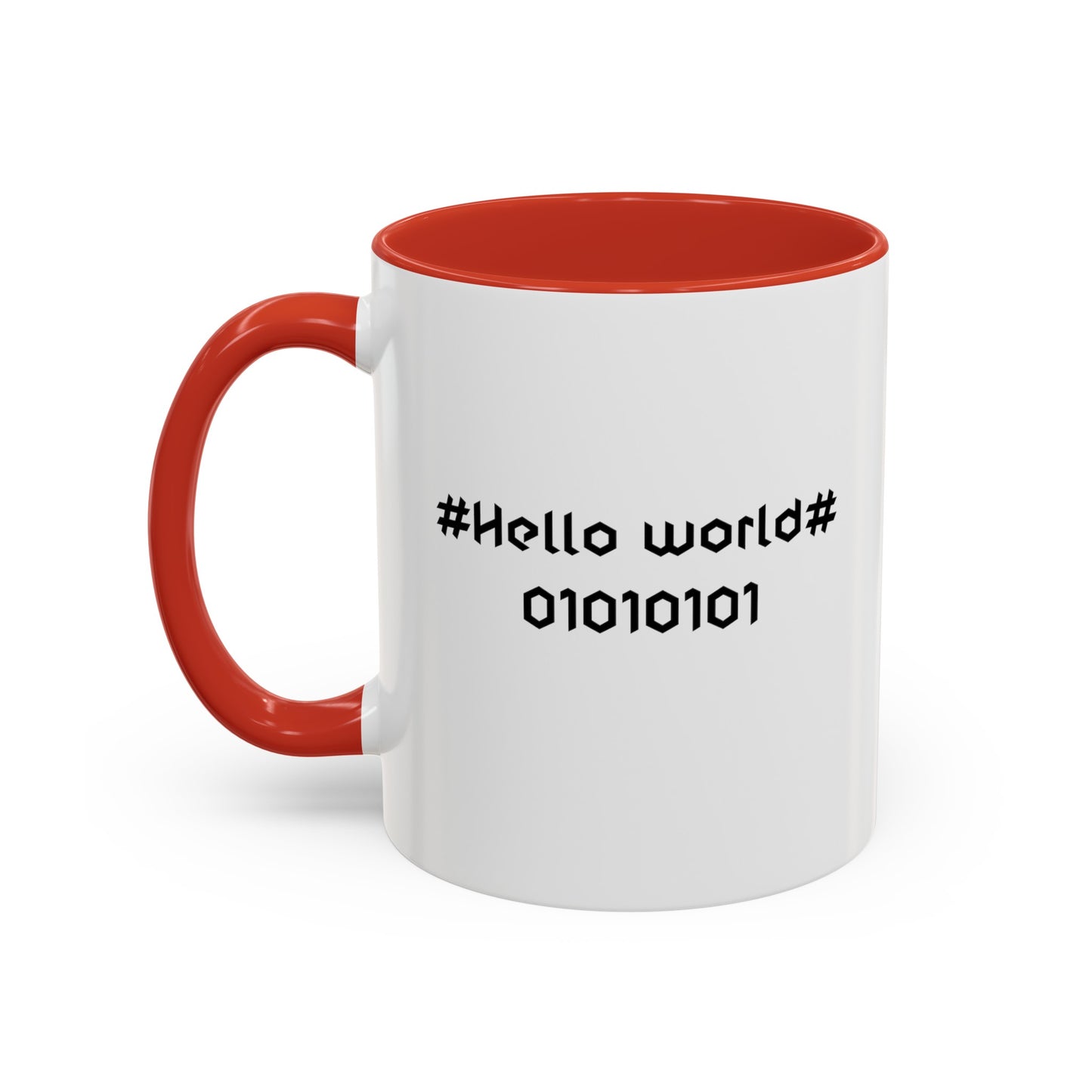 Programmer Coffee Mug, Hello world mug, two toned mug