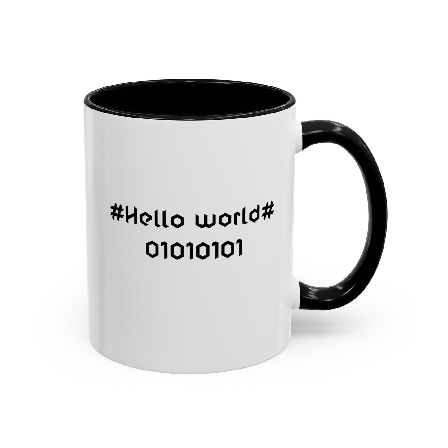 Programmer Coffee Mug, Hello world mug, two toned mug