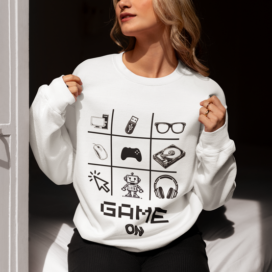 Geek Sweatshirt, Match 3 game sweatshirt